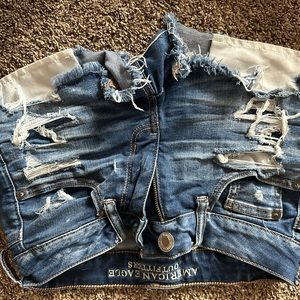 American eagle jean shorts size 2